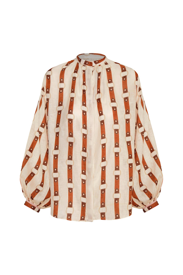 Don Simón Linen Shirt / Horse Reins